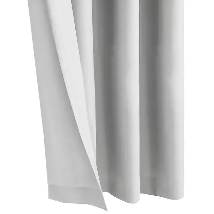 Kirklands Home Curtains & Drapes|Alpine Blackout Curtain Panel, 95 in. White