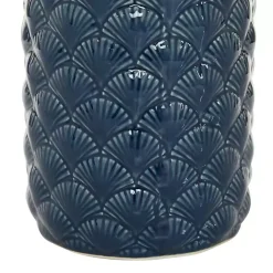 Online White and Blue Coastal Ceramic Vase, 13 in. Vases