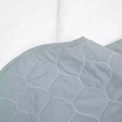 Kirklands Home Quilts|White and Blue Scallop 3-pc. Full/Queen Quilt Set