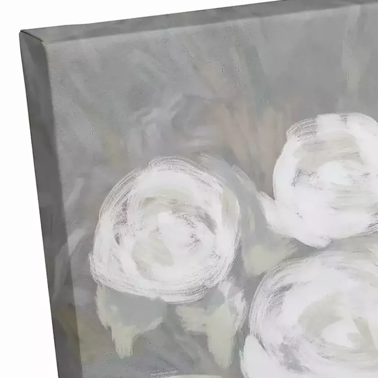 Kirklands Home Canvas Art|White and Gray Floral Assortment Canvas Art Print
