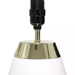 Kirklands Home Table Lamps|and Metallic Gold 4-Touch Table Lamp White
