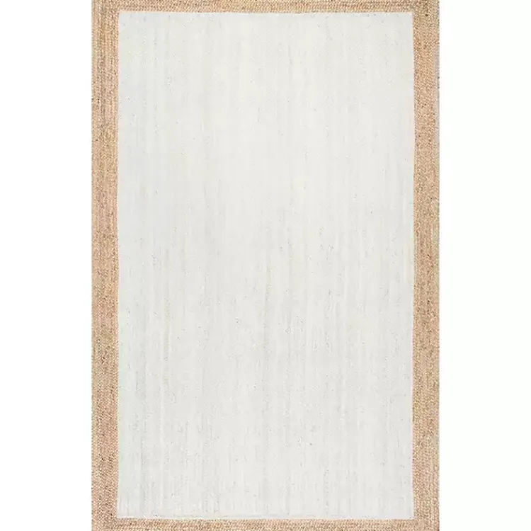 Kirklands Home Area Rugs|and Natural Corsica Area Rug, 5x8 White