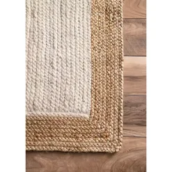 Kirklands Home Area Rugs|and Natural Corsica Area Rug, 5x8 White