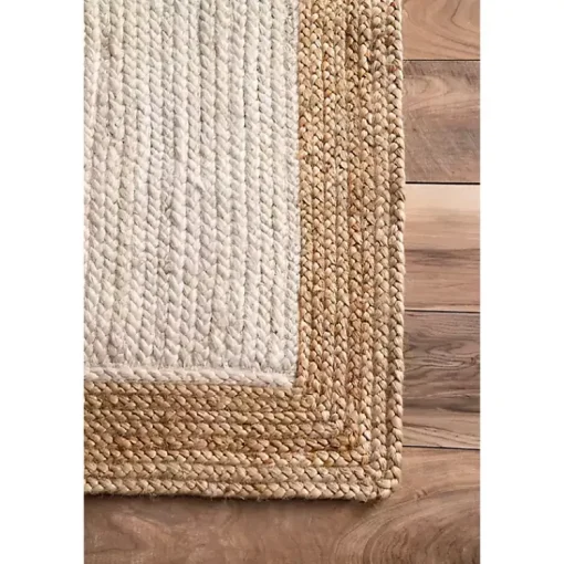 Kirklands Home Area Rugs|and Natural Corsica Area Rug, 5x8 White