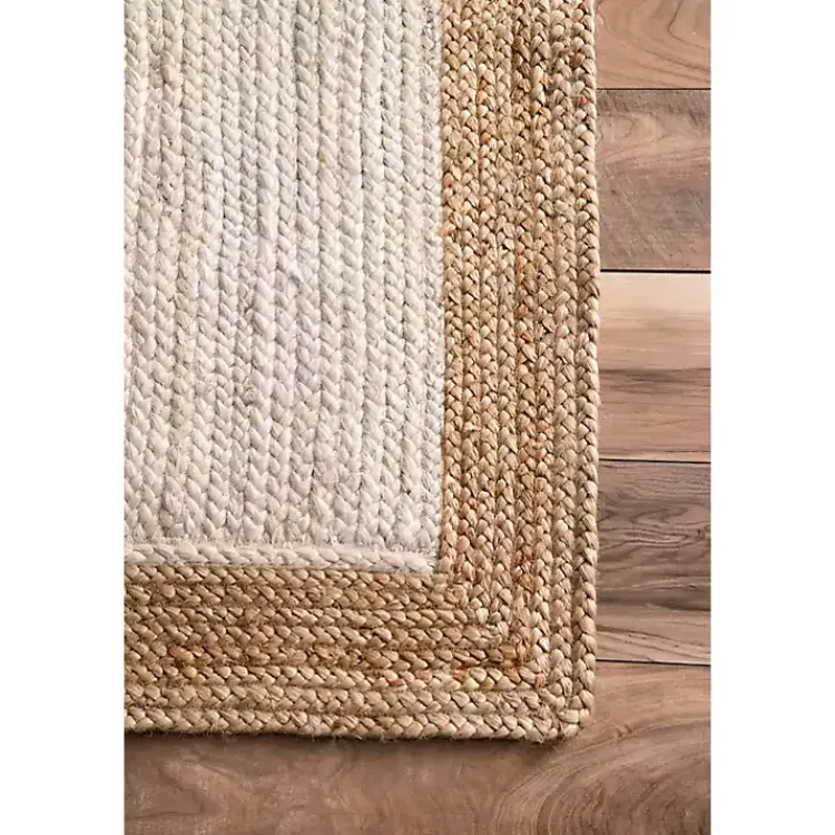 Kirklands Home Area Rugs|and Natural Corsica Area Rug, 5x8 White