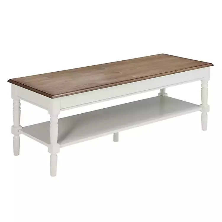Kirklands Home Coffee Tables|and Natural Davis Coffee Table White