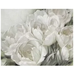 Kirklands Home Canvas Art|White Angelique Tulips Canvas Art Print, 40x30 in.