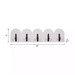 Kirklands Home Hooks|White Arched Wall Hooks