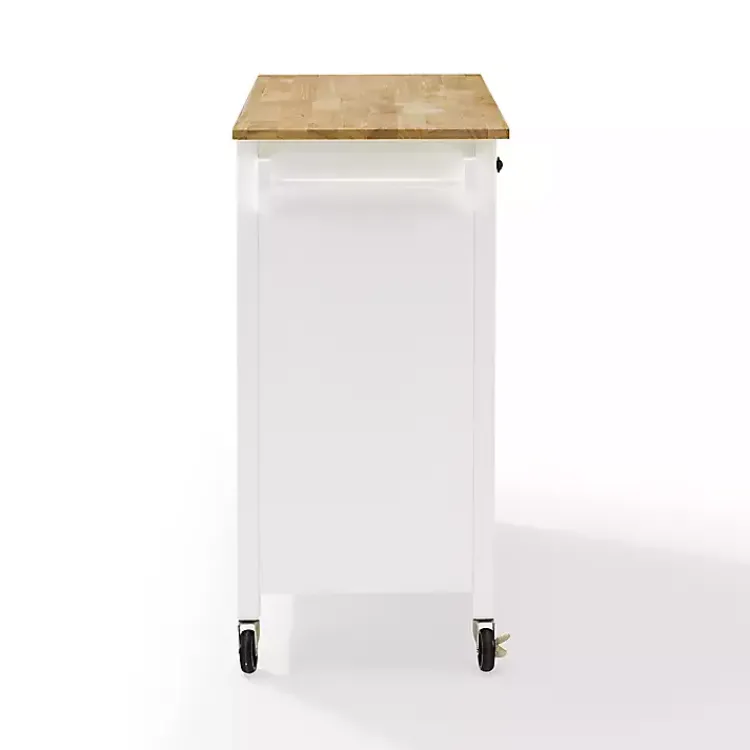 Kirklands Home Kitchen Islands & Bar Carts|Barn Door Kitchen Cart White