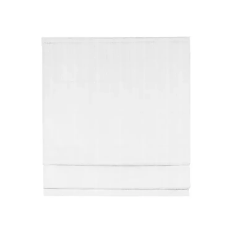 Kirklands Home Curtains & Drapes|Basketweave Cordless Roman Shade, 35 in. White