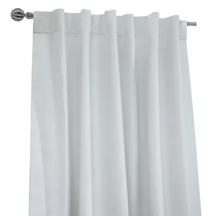 Kirklands Home Curtains & Drapes|Baxter Blackout Curtain Panel, 84 in. White