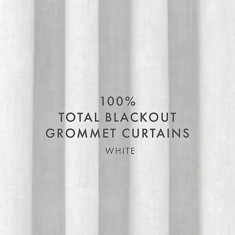 Kirklands Home Curtains & Drapes|Blackout Curtains, 84 in. White