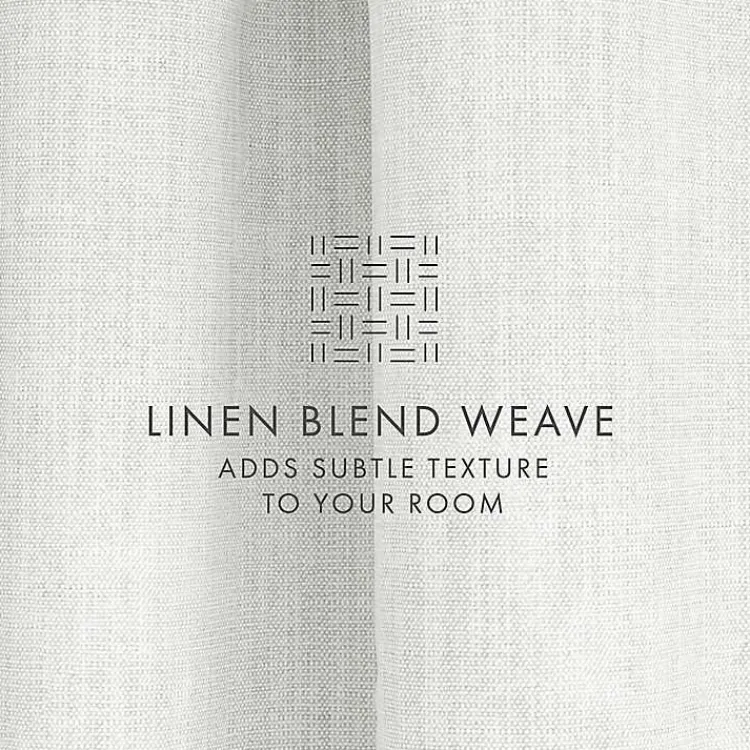 Kirklands Home Curtains & Drapes|Blackout Curtains, 84 in. White