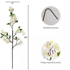 Blossom Flower Stems, Set of 3 Stems & Bouquets