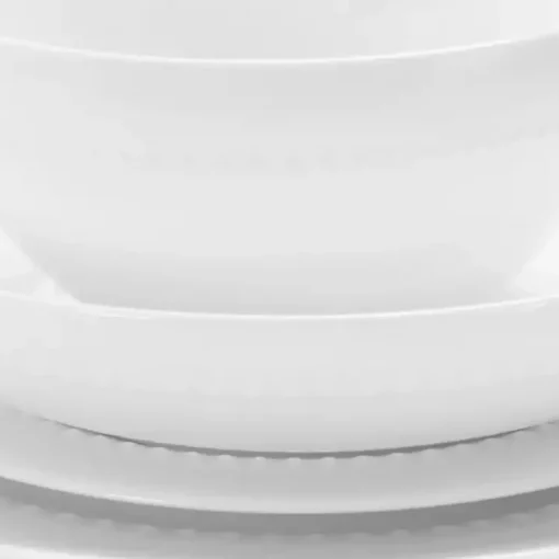 Kirklands Home Dinnerware|Bone China 16-pc. Dinnerware Set White