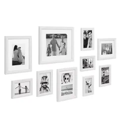Kirklands Home Gallery Wall Frames|White Bordeaux 10-pc. Gallery Wall Frame Set