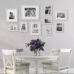 Kirklands Home Gallery Wall Frames|White Bordeaux 10-pc. Gallery Wall Frame Set