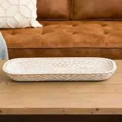 Sale Carved Mango Wood Tray Decorative Trays