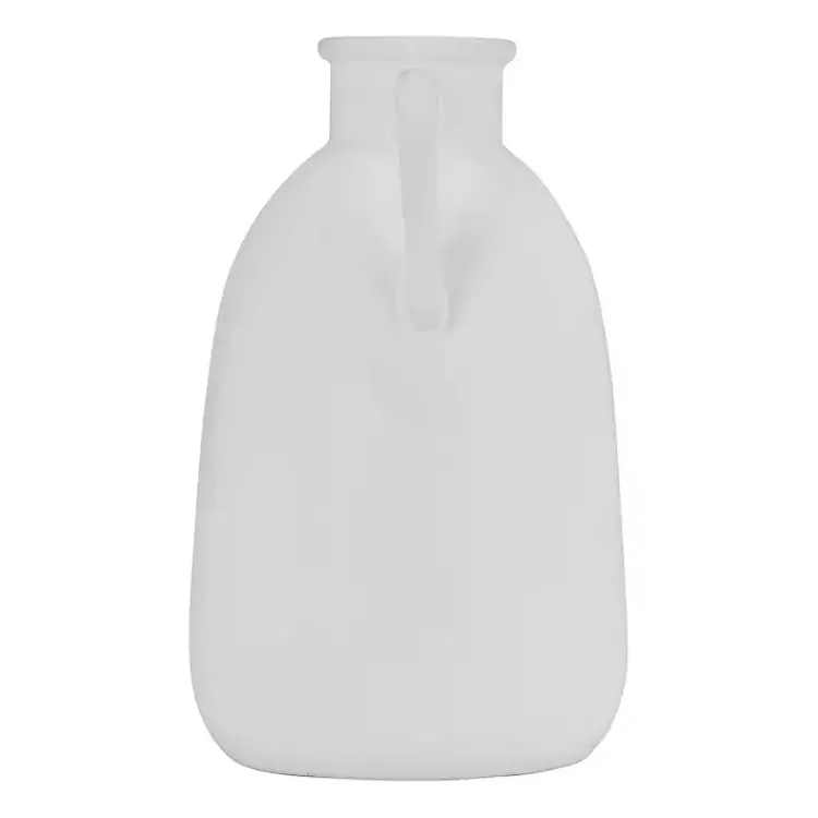 Outlet Ceramic Jug Handles Vase, 10 in. Vases