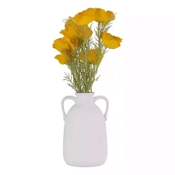 Outlet Ceramic Jug Handles Vase, 10 in. Vases