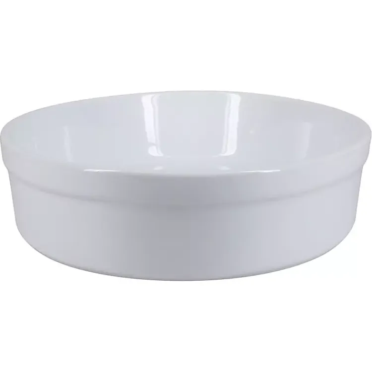 Kirklands Home Bakeware & Cookware|Ceramic Oval Bakers, Set of 2 White