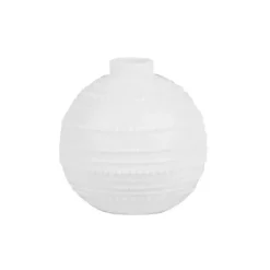 Hot Ceramic Round Textured Mini Vases, Set of 3 Vases