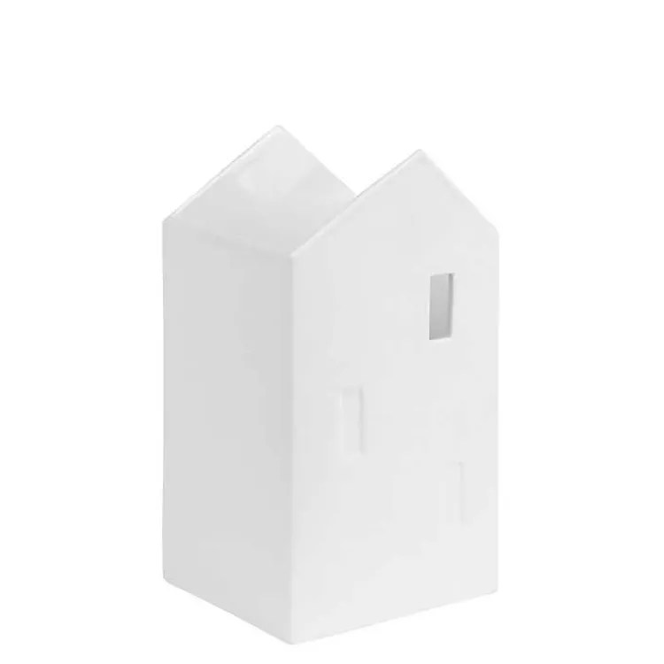 Hot Ceramic Village House Vase, 7 in. Vases