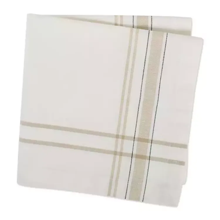 Kirklands Home Table Linens|Chambray French Stripe Napkins, Set of 6 White
