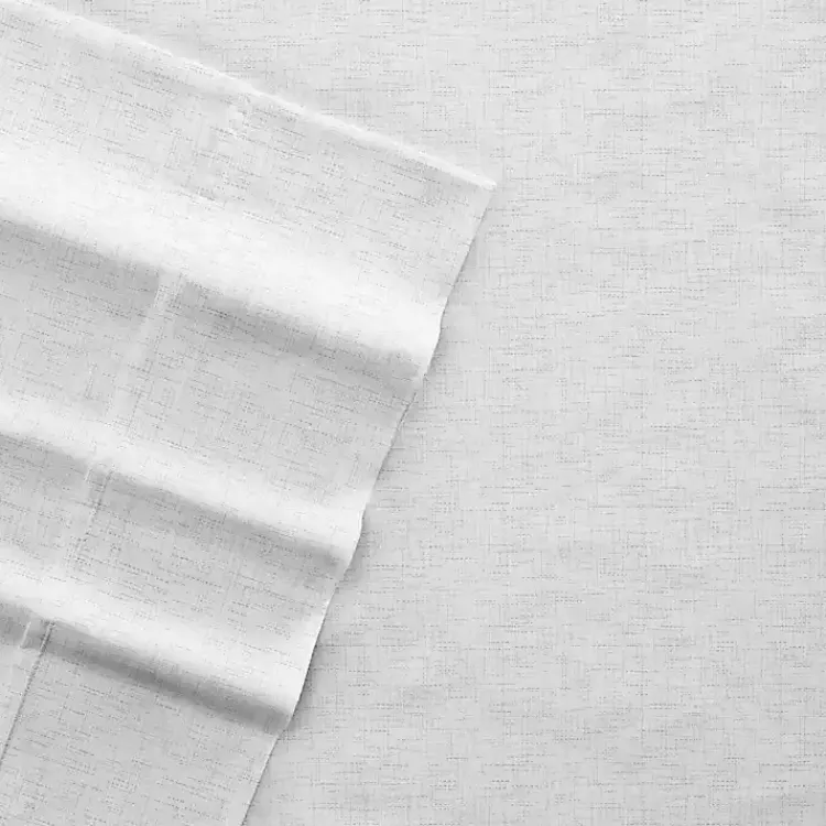 Kirklands Home Bed Sheets|Chambray 3-pc. Twin Sheet Set White