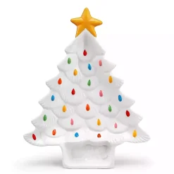 Kirklands Home Serving & Entertaining|Christmas Tree Serving Platter White