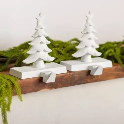 Hot Christmas Tree Stocking Holders, Set of 2 Christmas Stockings & Stocking Holders