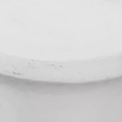 Kirklands Home Outdoor Tables|Clay Hourglass Accent Table White