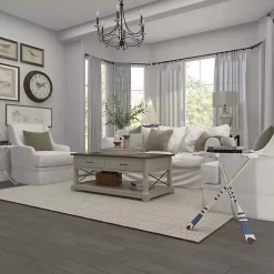 Kirklands Home Accent & End Tables|White Coastal Ship Accent Table