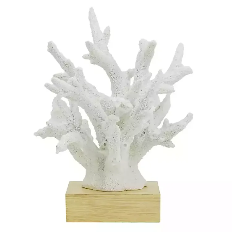 Clearance Coral Statue on Base, 12 in. Statues & Figurines