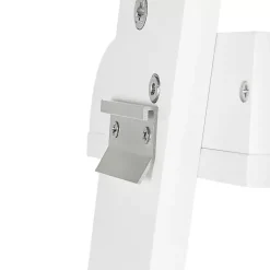 Kirklands Home Shelves|White Corner Ladder Shelf