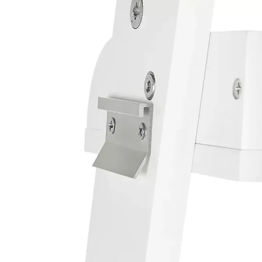 Kirklands Home Shelves|White Corner Ladder Shelf