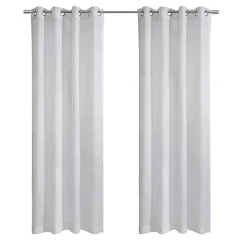 Kirklands Home Curtains & Drapes|Diamond Sheer Curtain Panel, 84 in. White