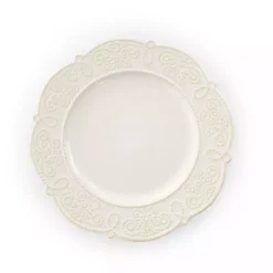 Kirklands Home Dinnerware|Embossed Scalloped 16-pc. Dinnerware Set White
