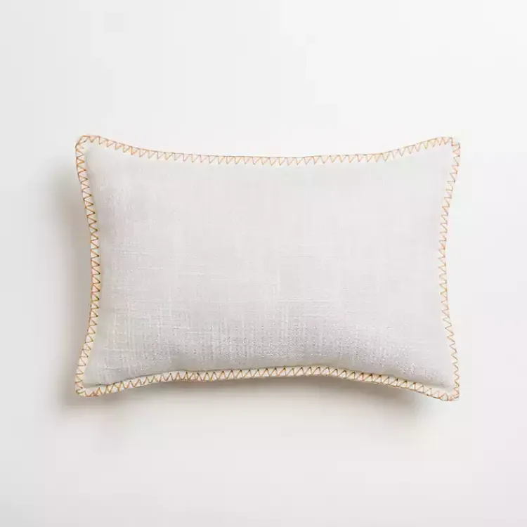 Best White Embroidered Joy Christmas Pillow Christmas Pillows