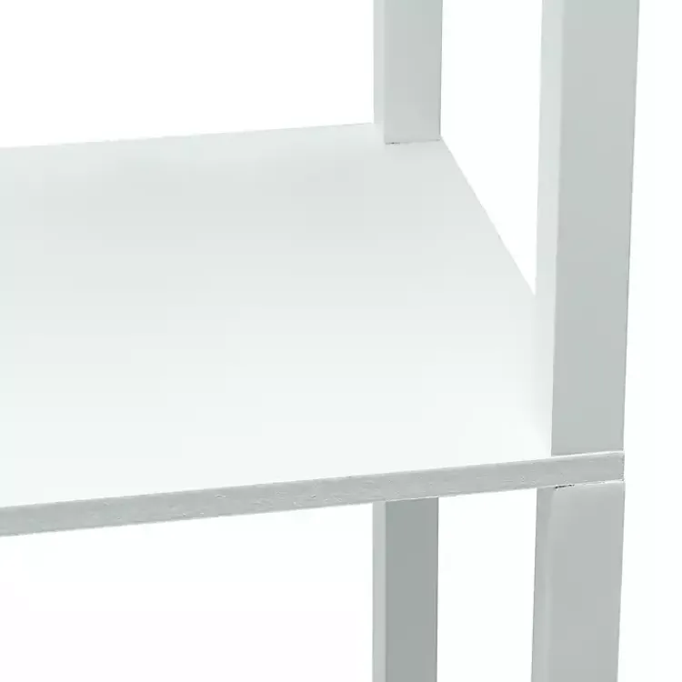 Kirklands Home Floor Lamps|Etagere Shelf Charging Floor Lamp White