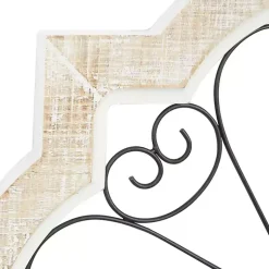 Kirklands Home Wall Plaques|Farmhouse Abstract Wall Plaque White