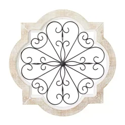 Kirklands Home Wall Plaques|Farmhouse Abstract Wall Plaque White