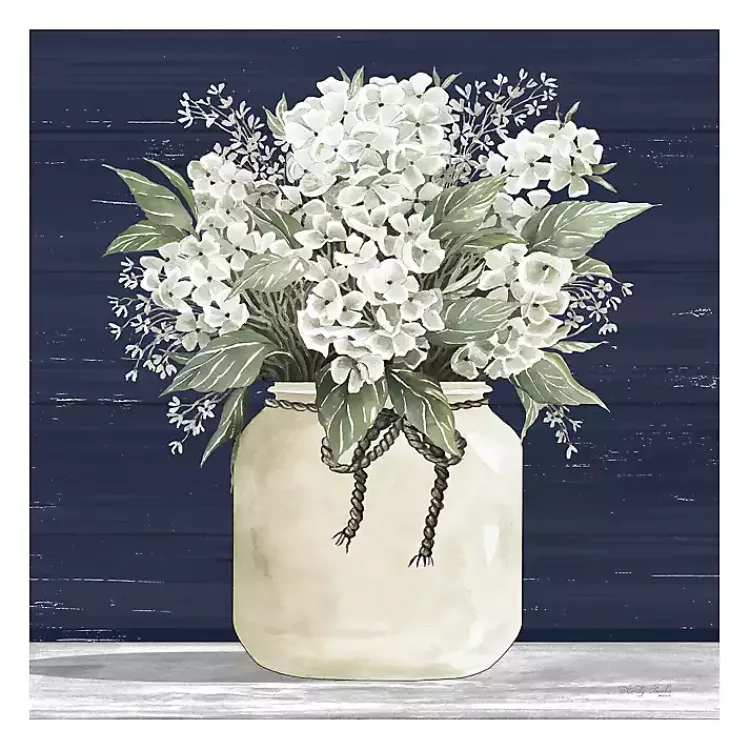 Kirklands Home Canvas Art|White Flowers II Giclee Canvas Print, 30x30 in.