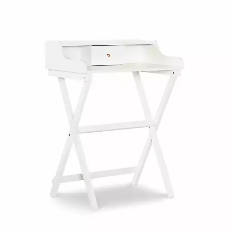 Kirklands Home Office Furniture|Folding Caty Desk White