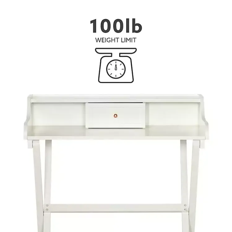 Kirklands Home Office Furniture|Folding Caty Desk White