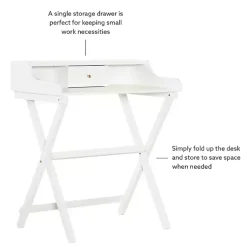 Kirklands Home Office Furniture|Folding Caty Desk White