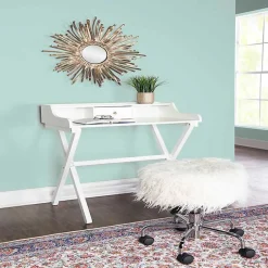Kirklands Home Office Furniture|Folding Caty Desk White