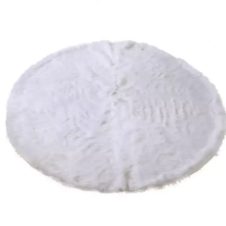 New Fur Christmas Tree Skirt Christmas Tree Skirts & Collars