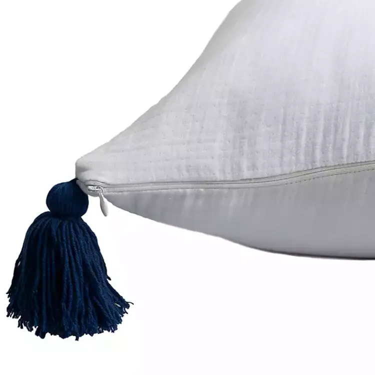 Discount Gauze Organic Tassel Throw Pillow Pillows