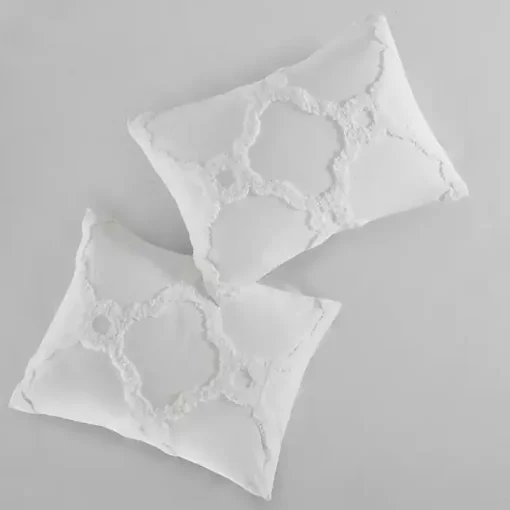 Kirklands Home Comforters|Geometric California King 3-pc Comforter Set White